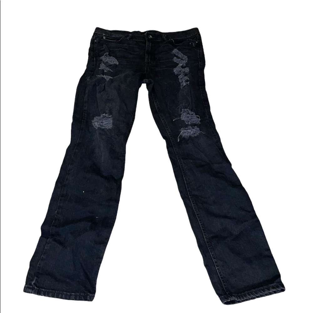 BDG Urban Outfitters Black Distressed Jeans Size 36/32